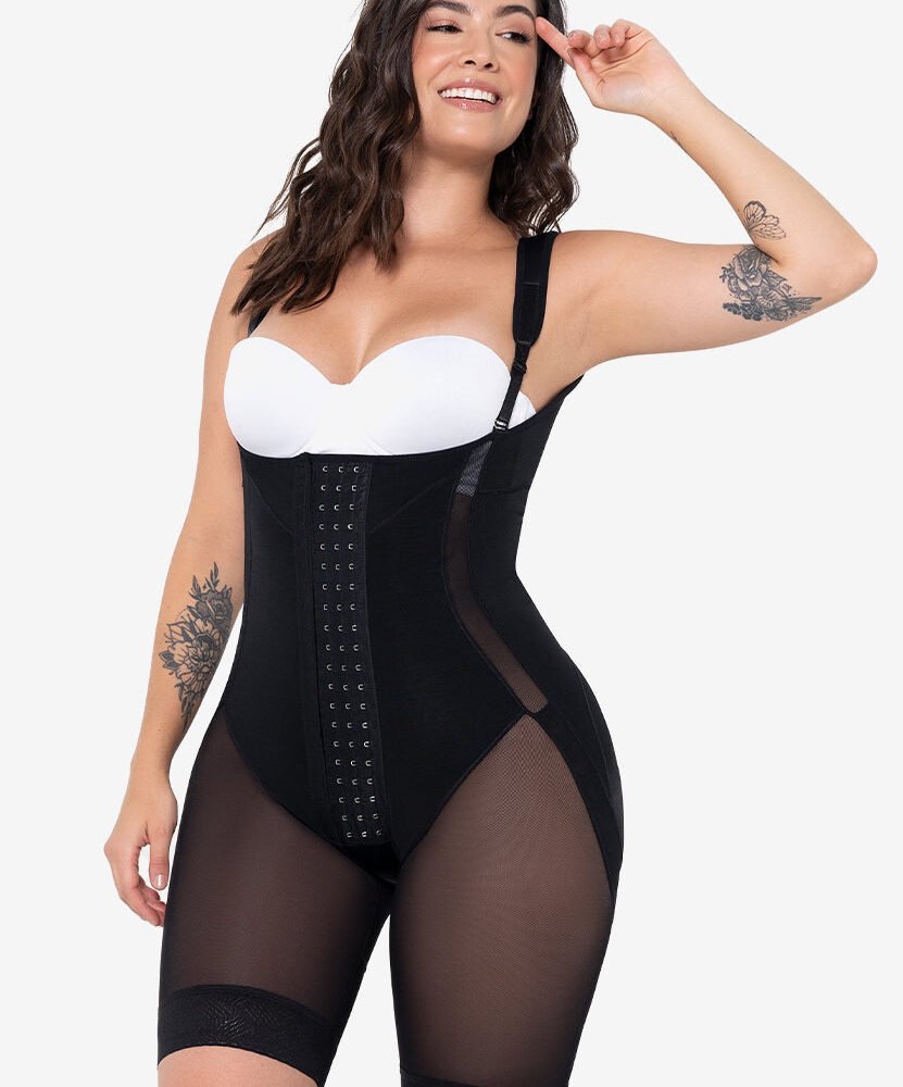 Mid-Thigh Powernet Girdle | CM001