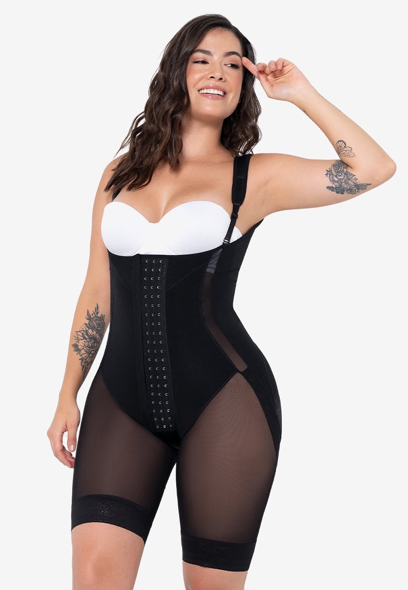 Mid-Thigh Powernet Girdle | CM001