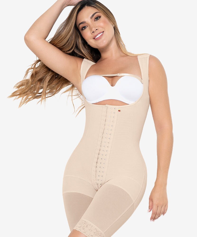 Mid-Thigh Powernet Girdle | FU136