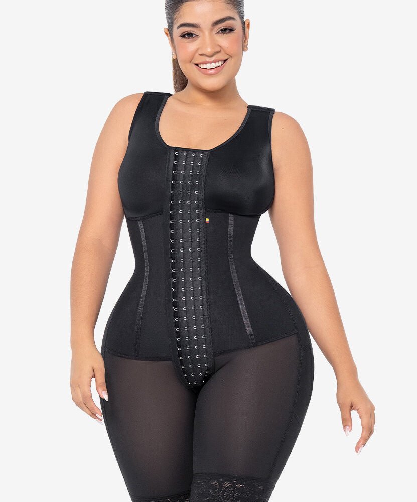 Hourglass Mid-Thigh Powernet Girdle | RA001