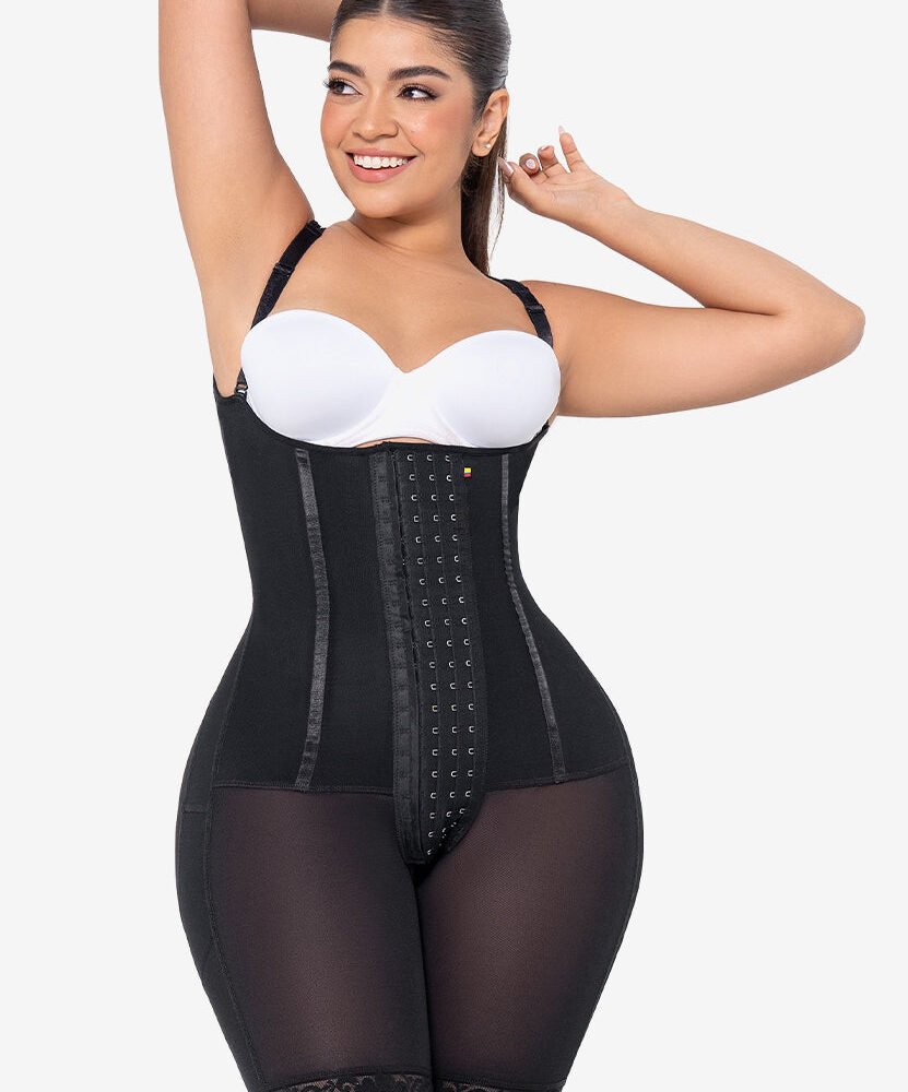 Hourglass Mid-Thigh Powernet Girdle | RA002